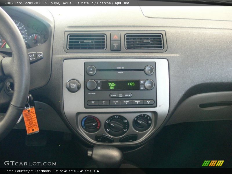 Aqua Blue Metallic / Charcoal/Light Flint 2007 Ford Focus ZX3 SES Coupe