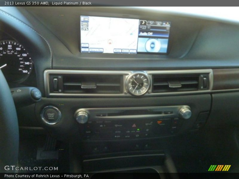 Liquid Platinum / Black 2013 Lexus GS 350 AWD
