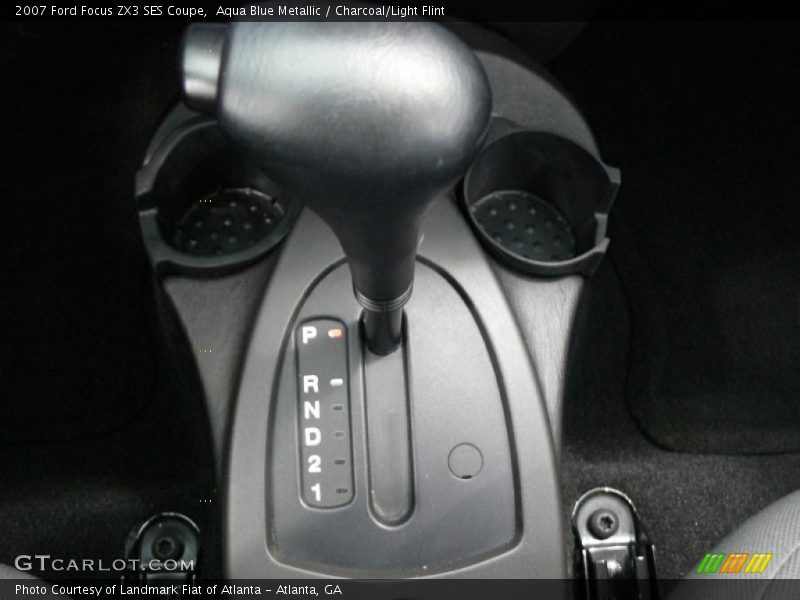 Aqua Blue Metallic / Charcoal/Light Flint 2007 Ford Focus ZX3 SES Coupe