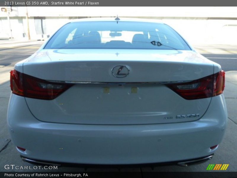 Starfire White Pearl / Flaxen 2013 Lexus GS 350 AWD