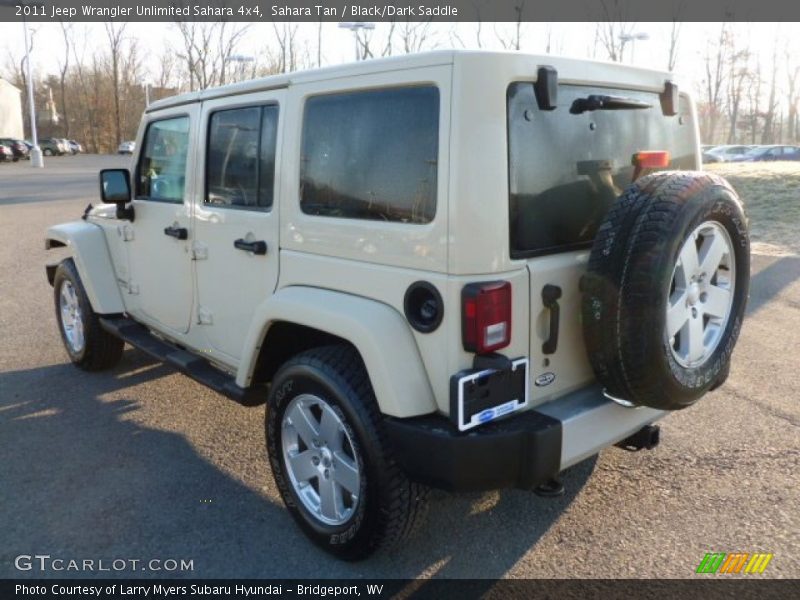 Sahara Tan / Black/Dark Saddle 2011 Jeep Wrangler Unlimited Sahara 4x4