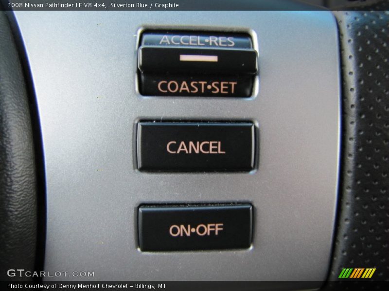Silverton Blue / Graphite 2008 Nissan Pathfinder LE V8 4x4