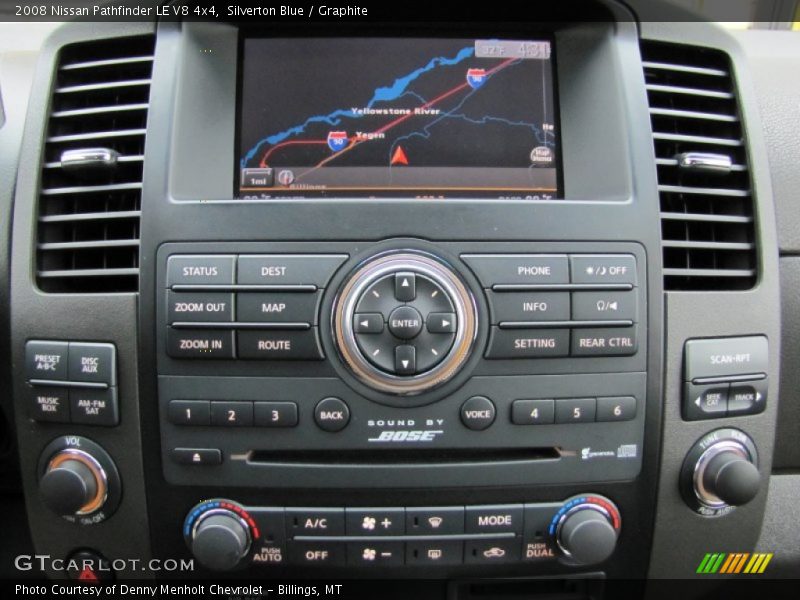 Silverton Blue / Graphite 2008 Nissan Pathfinder LE V8 4x4