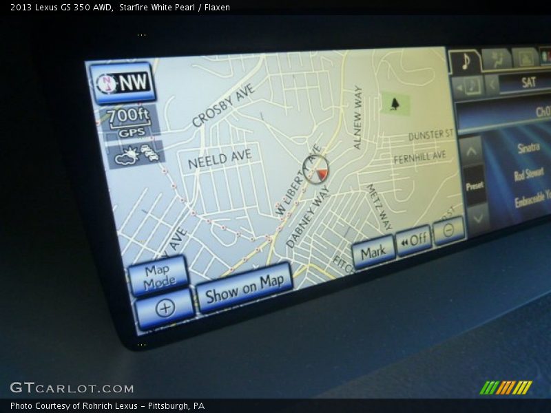 Navigation of 2013 GS 350 AWD