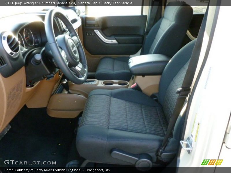 Sahara Tan / Black/Dark Saddle 2011 Jeep Wrangler Unlimited Sahara 4x4