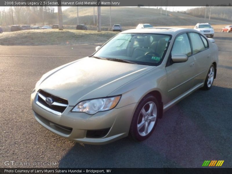 Harvest Gold Metallic / Warm Ivory 2008 Subaru Legacy 2.5i Sedan
