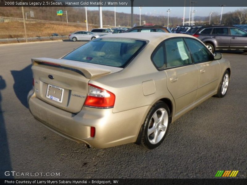 Harvest Gold Metallic / Warm Ivory 2008 Subaru Legacy 2.5i Sedan