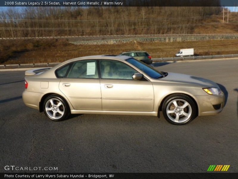 Harvest Gold Metallic / Warm Ivory 2008 Subaru Legacy 2.5i Sedan