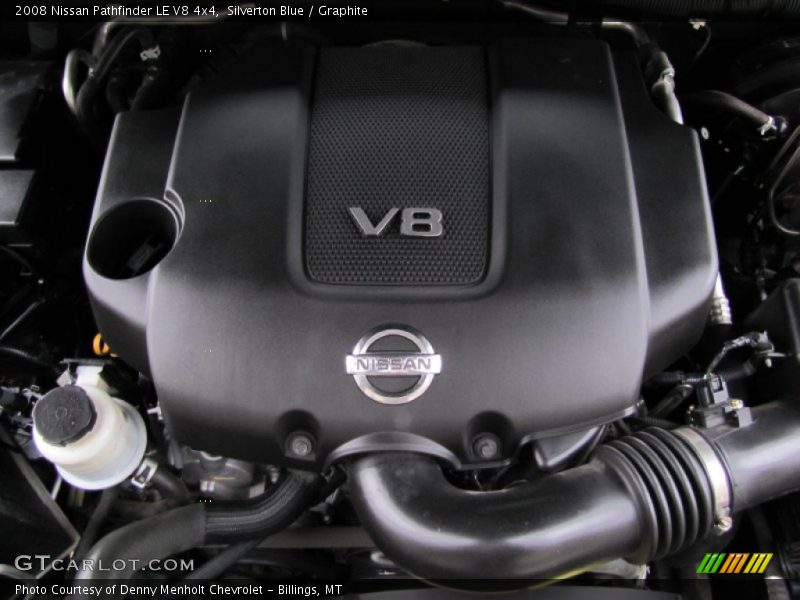 Silverton Blue / Graphite 2008 Nissan Pathfinder LE V8 4x4