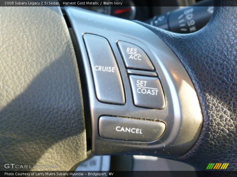 Harvest Gold Metallic / Warm Ivory 2008 Subaru Legacy 2.5i Sedan