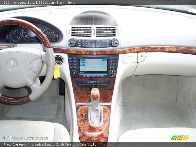 Black / Stone 2004 Mercedes-Benz E 320 Sedan