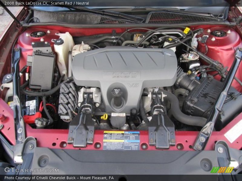 Scarlett Red / Neutral 2008 Buick LaCrosse CX