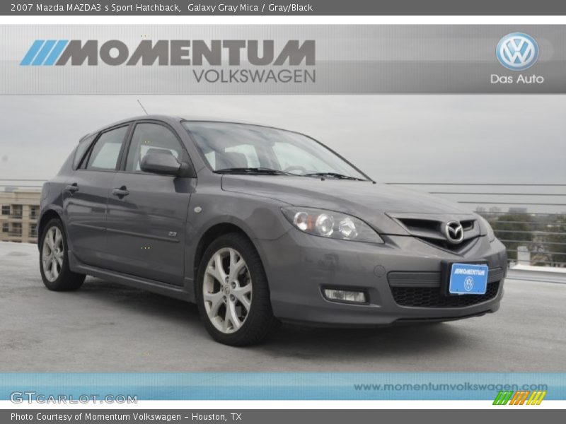 Galaxy Gray Mica / Gray/Black 2007 Mazda MAZDA3 s Sport Hatchback