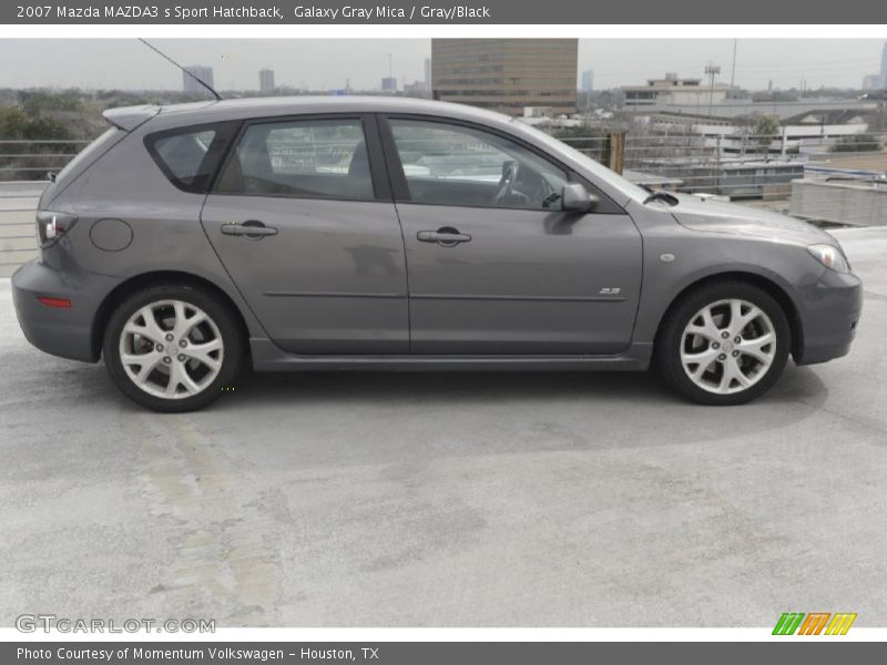 Galaxy Gray Mica / Gray/Black 2007 Mazda MAZDA3 s Sport Hatchback