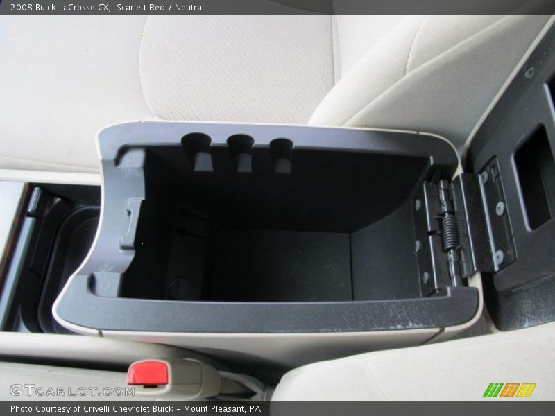 Scarlett Red / Neutral 2008 Buick LaCrosse CX