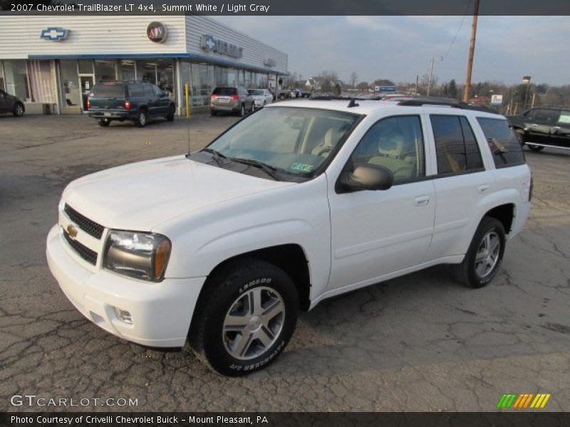 Summit White / Light Gray 2007 Chevrolet TrailBlazer LT 4x4