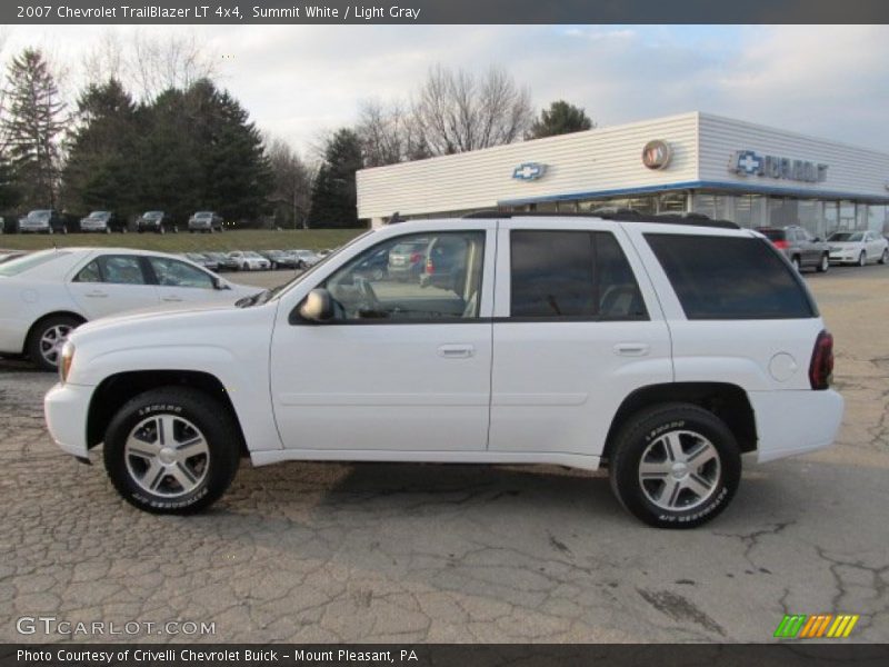 Summit White / Light Gray 2007 Chevrolet TrailBlazer LT 4x4