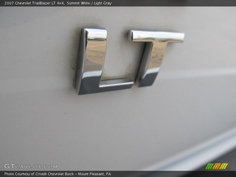 Summit White / Light Gray 2007 Chevrolet TrailBlazer LT 4x4