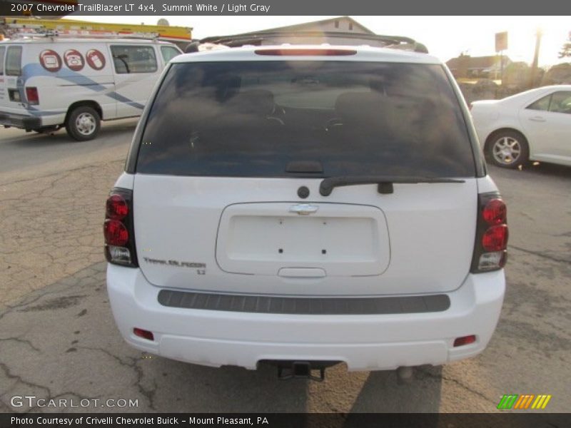 Summit White / Light Gray 2007 Chevrolet TrailBlazer LT 4x4