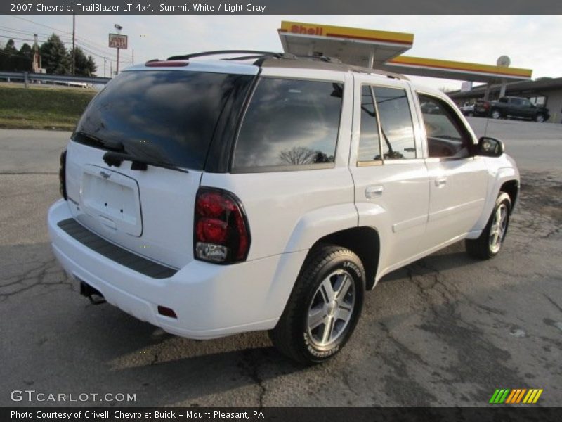 Summit White / Light Gray 2007 Chevrolet TrailBlazer LT 4x4