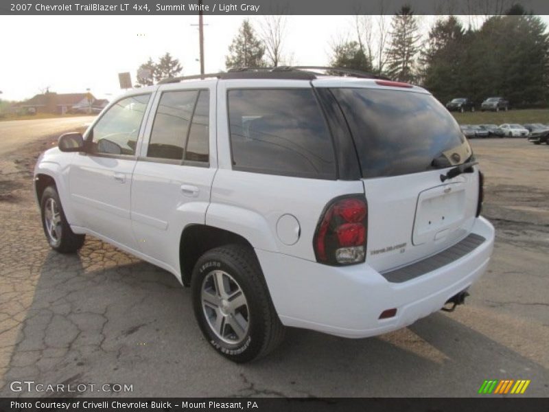 Summit White / Light Gray 2007 Chevrolet TrailBlazer LT 4x4
