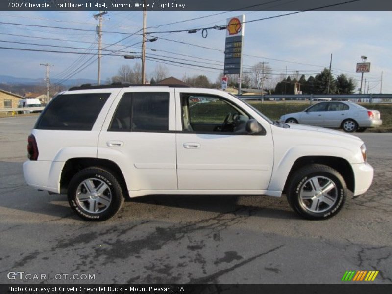 Summit White / Light Gray 2007 Chevrolet TrailBlazer LT 4x4