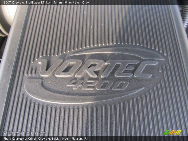 Summit White / Light Gray 2007 Chevrolet TrailBlazer LT 4x4