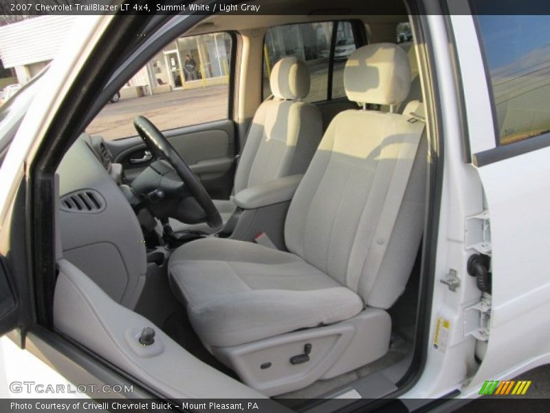 Summit White / Light Gray 2007 Chevrolet TrailBlazer LT 4x4