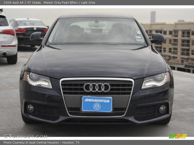 Meteor Grey Pearl Effect / Light Grey 2009 Audi A4 2.0T Sedan