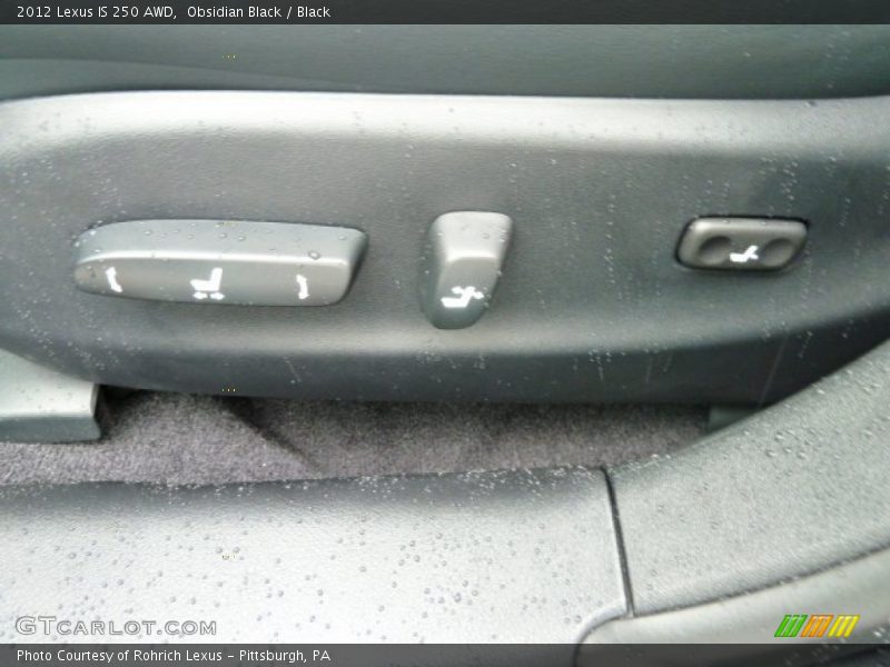 Obsidian Black / Black 2012 Lexus IS 250 AWD
