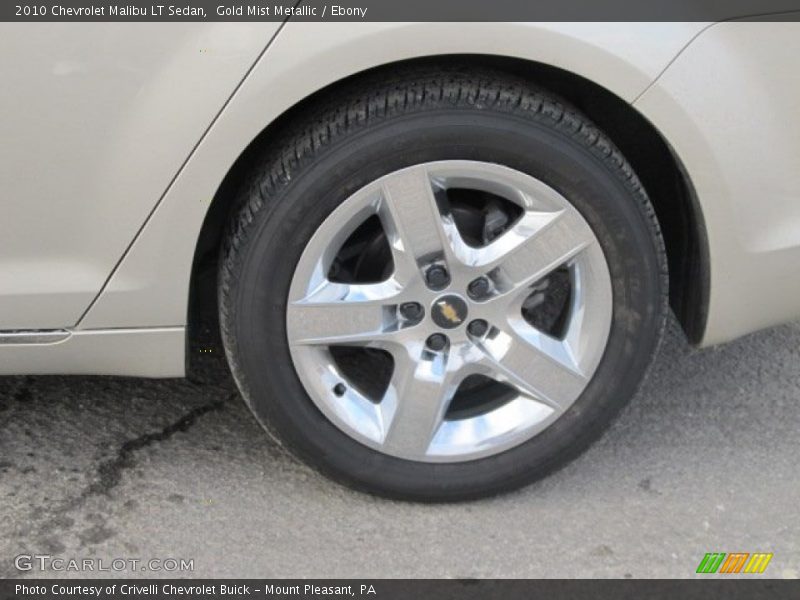Gold Mist Metallic / Ebony 2010 Chevrolet Malibu LT Sedan