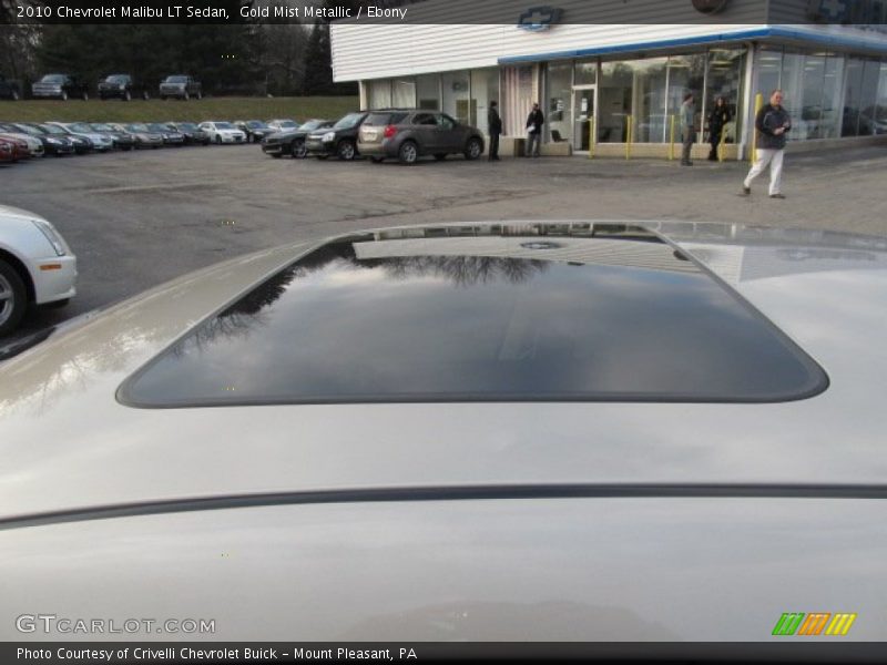 Gold Mist Metallic / Ebony 2010 Chevrolet Malibu LT Sedan