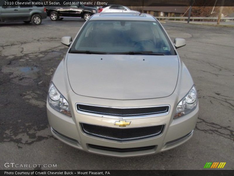 Gold Mist Metallic / Ebony 2010 Chevrolet Malibu LT Sedan