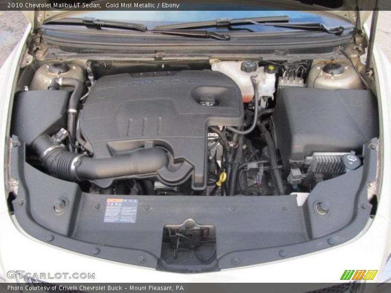  2010 Malibu LT Sedan Engine - 2.4 Liter DOHC 16-Valve VVT Ecotec 4 Cylinder