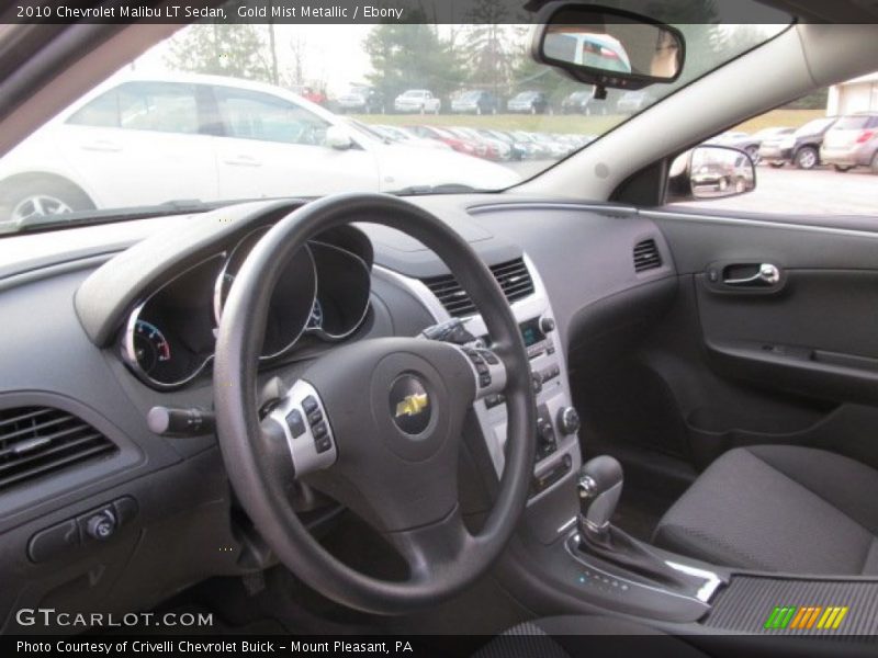 Gold Mist Metallic / Ebony 2010 Chevrolet Malibu LT Sedan