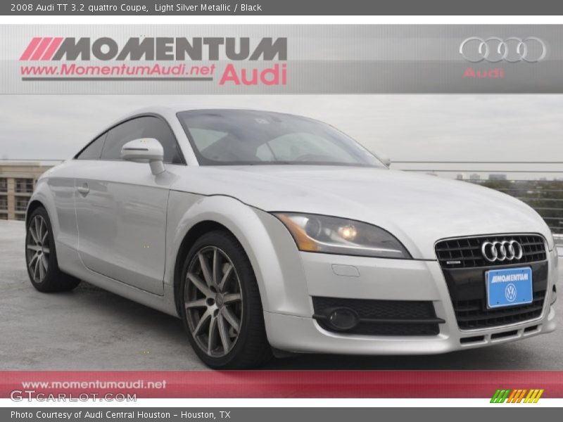 Light Silver Metallic / Black 2008 Audi TT 3.2 quattro Coupe