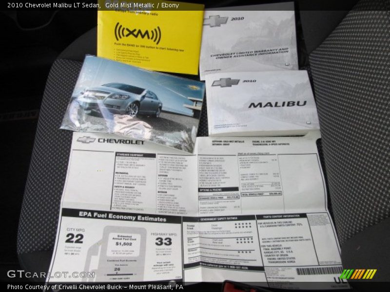 Books/Manuals of 2010 Malibu LT Sedan