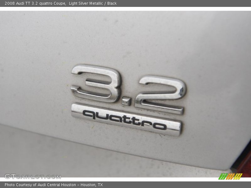 Light Silver Metallic / Black 2008 Audi TT 3.2 quattro Coupe