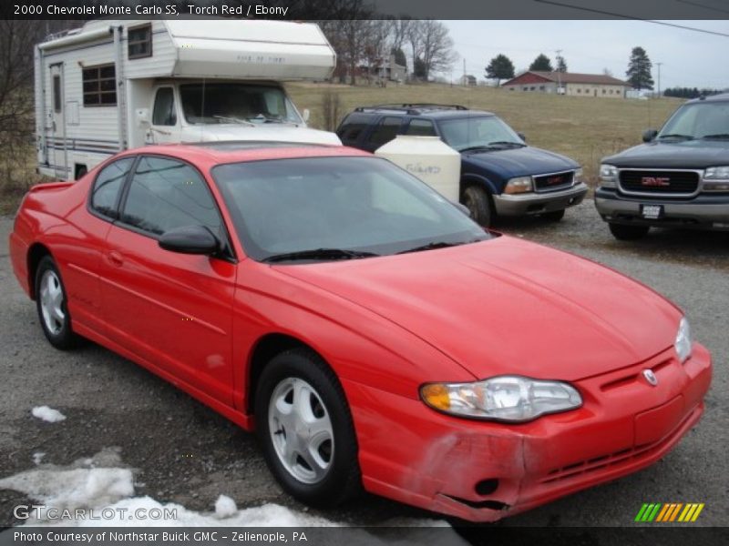 Torch Red / Ebony 2000 Chevrolet Monte Carlo SS