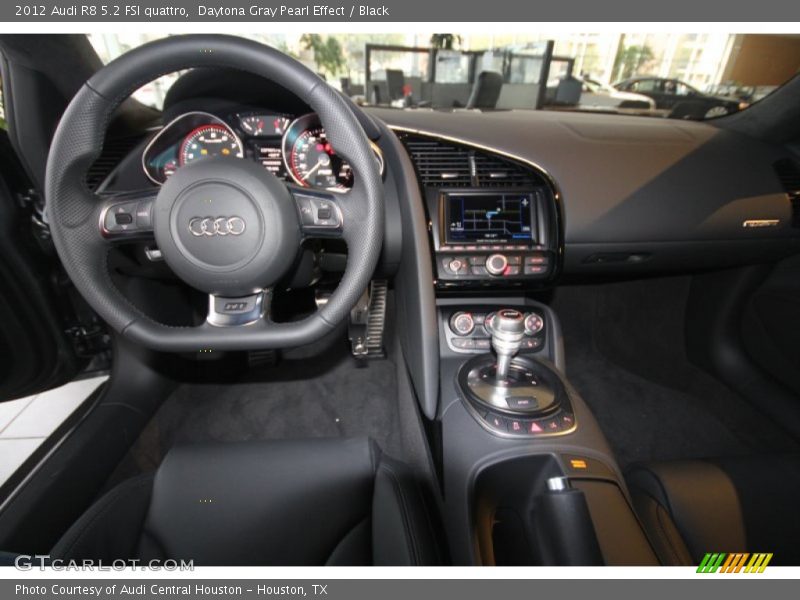 Daytona Gray Pearl Effect / Black 2012 Audi R8 5.2 FSI quattro
