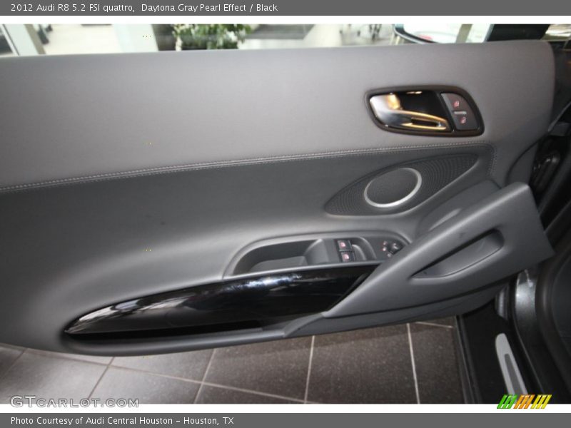 Daytona Gray Pearl Effect / Black 2012 Audi R8 5.2 FSI quattro