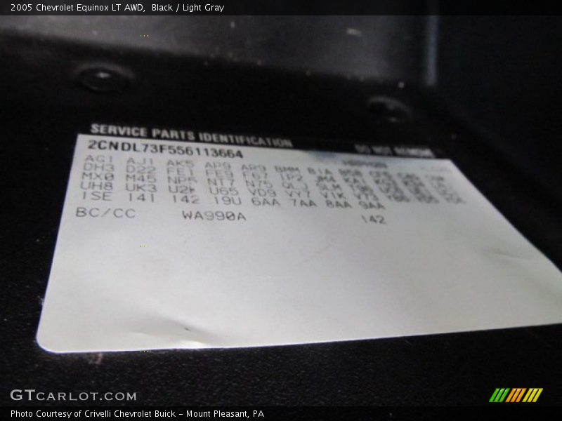 WA990A - 2005 Chevrolet Equinox LT AWD