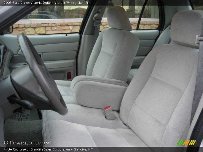 Vibrant White / Light Flint 2003 Ford Crown Victoria Sedan
