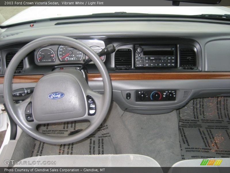 Vibrant White / Light Flint 2003 Ford Crown Victoria Sedan