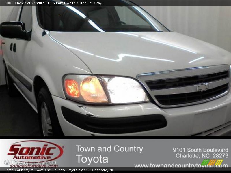 Summit White / Medium Gray 2003 Chevrolet Venture LT