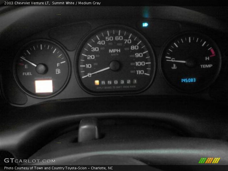 Summit White / Medium Gray 2003 Chevrolet Venture LT