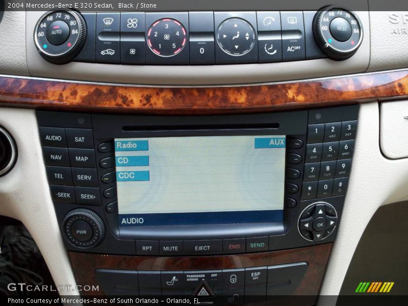 Black / Stone 2004 Mercedes-Benz E 320 Sedan