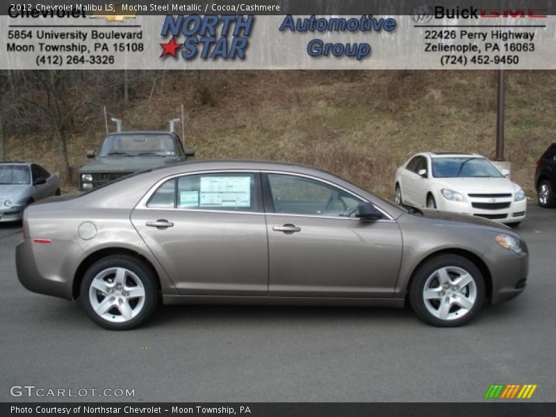 Mocha Steel Metallic / Cocoa/Cashmere 2012 Chevrolet Malibu LS