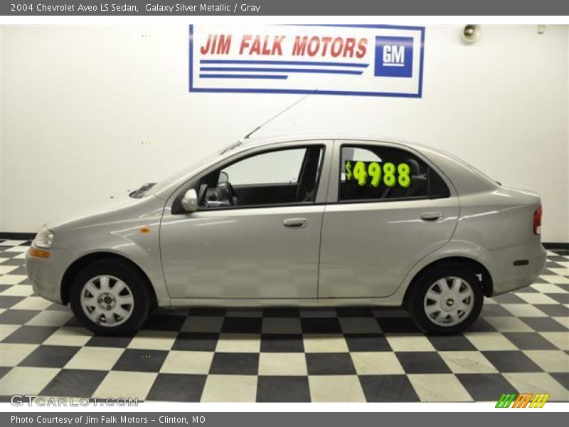 Galaxy Silver Metallic / Gray 2004 Chevrolet Aveo LS Sedan
