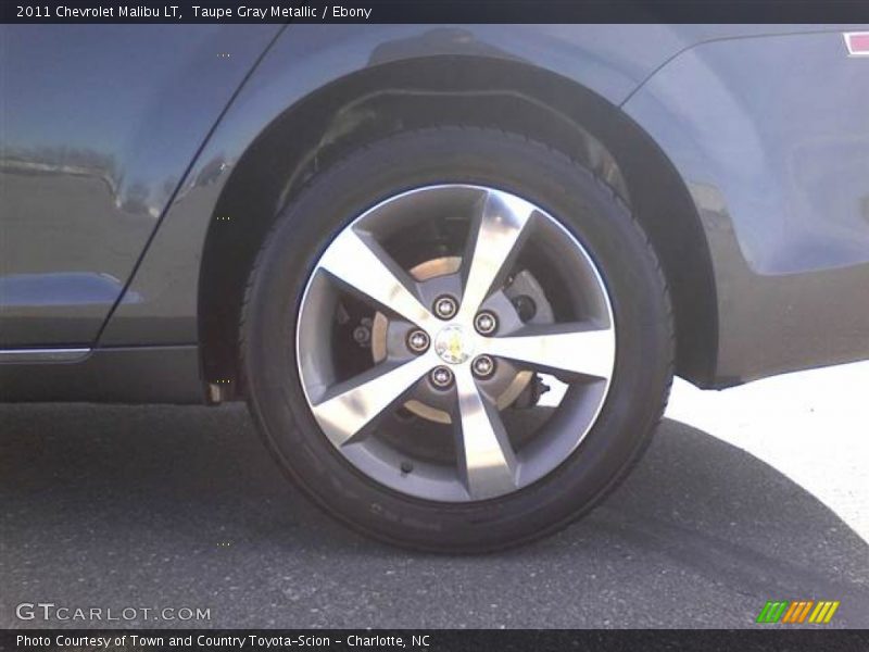 Taupe Gray Metallic / Ebony 2011 Chevrolet Malibu LT